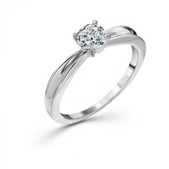 Kuldsõrmus ja teemant 09VLR50009 hind ja info | Sõrmused | kaup24.ee