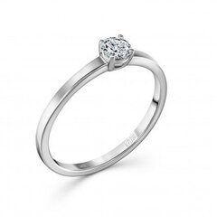 Золотое кольцо с бриллиантом 09VLR50022 цена и информация | Кольцо | kaup24.ee