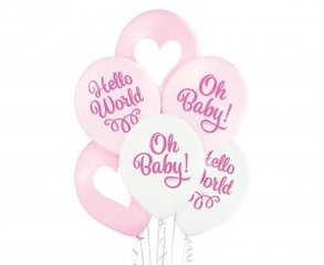 Õhupallid Oh Baby Girl, 6 tk. hind ja info | Õhupallid | kaup24.ee