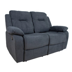 Двухместный диван-реклайнер Dixon, тёмно-серый  цена и информация | Диваны | kaup24.ee