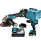 Combokit DLX2334J juhtmeta löökdraiver Makita DHP485Z ja nurklihvija DGA504Z, 18 V, 3 x 3 Ah, laadija + kandekott hind ja info | Akutrellid, kruvikeerajad | kaup24.ee