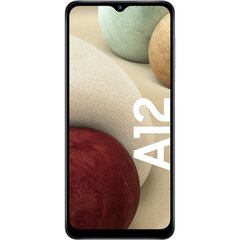 Nutitelefon Samsung Galaxy A12 4/64GB valge : SM-A127FZWVEUB цена и информация | Мобильные телефоны | kaup24.ee