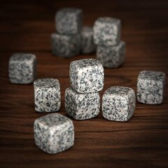 Каменные кубики льда для виски, 9 шт. цена и информация | Столовые и кухонные приборы | kaup24.ee