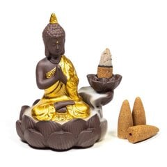 Tagurpidi viirukipõleti Koseefektiga viirukile Buddha 12 x 10 x 9 cm hind ja info | Kodulõhnastajad | kaup24.ee