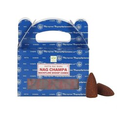 Конические благовония Satya Nag Champa, 75 г цена и информация | Домашние ароматы с палочками | kaup24.ee