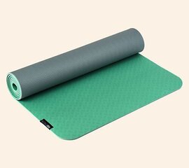 Professionaalne joogamatt Yogimat Pro, 6 mm, roheline-helehall hind ja info | Joogatarvikud | kaup24.ee