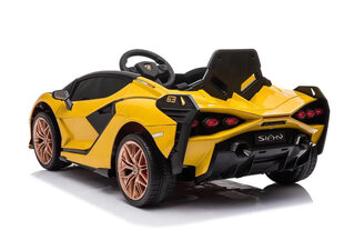 Электромобиль Lamborghini Sian 12V Yellow цена и информация | Электромобили для детей | kaup24.ee