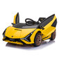 Elektriauto Lamborghini Sian, 12V, Yellow цена и информация | Laste elektriautod | kaup24.ee