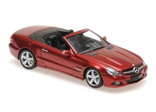 MERCEDES-BENZ SL-CLASS R230 – 2008 – RED METALLIC Maxichamps 1:43 цена и информация | Коллекционные модели автомобилей | kaup24.ee