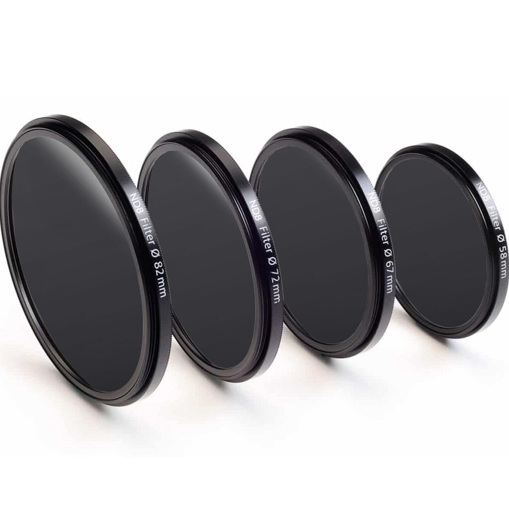 Neutraalne hämardusfilter 62 mm nd8 (3 astet neutraalse tihedusega) Rise-uk цена и информация | Filtrid fotoaparaatidele | kaup24.ee