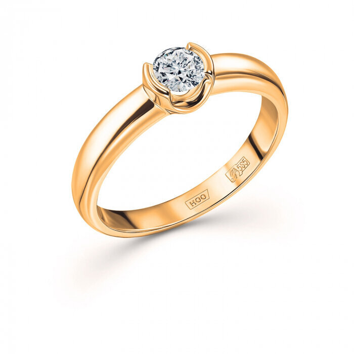 Kuldsõrmus ja teemant 09VLR50008 цена и информация | Sõrmused | kaup24.ee