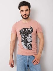 Meeste t-särk, puuvillane, roosa hind ja info | Meeste T-särgid | kaup24.ee