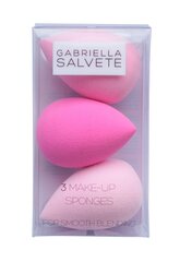 Губка для макияжа Gabriella Salvete, 3 шт. цена и информация | Кисти для макияжа, спонжи | kaup24.ee