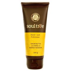 Крем для рук и ног с абрикосовым и миндальным маслом SoulTree Ayurveda, 100 г цена и информация | Кремы, лосьоны для тела | kaup24.ee