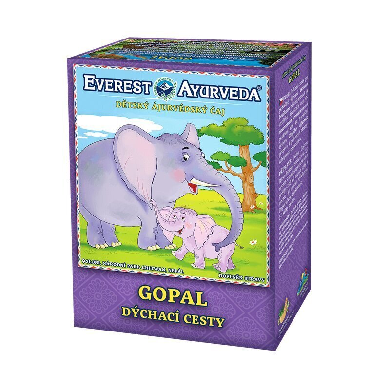Lahtine tee lastele Everest Ayurveda Gopal, 100 g hind ja info | Tee | kaup24.ee