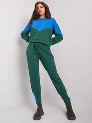 Женский спортивный комплект Rue Paris, сине-зеленый цена и информация | Спортивная одежда для женщин | kaup24.ee