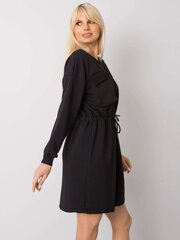 Rue Paris Черное платье-футболка цена и информация | Платья | kaup24.ee