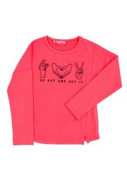 Tüdrukute pluus, roosa цена и информация | Рубашки для девочек | kaup24.ee