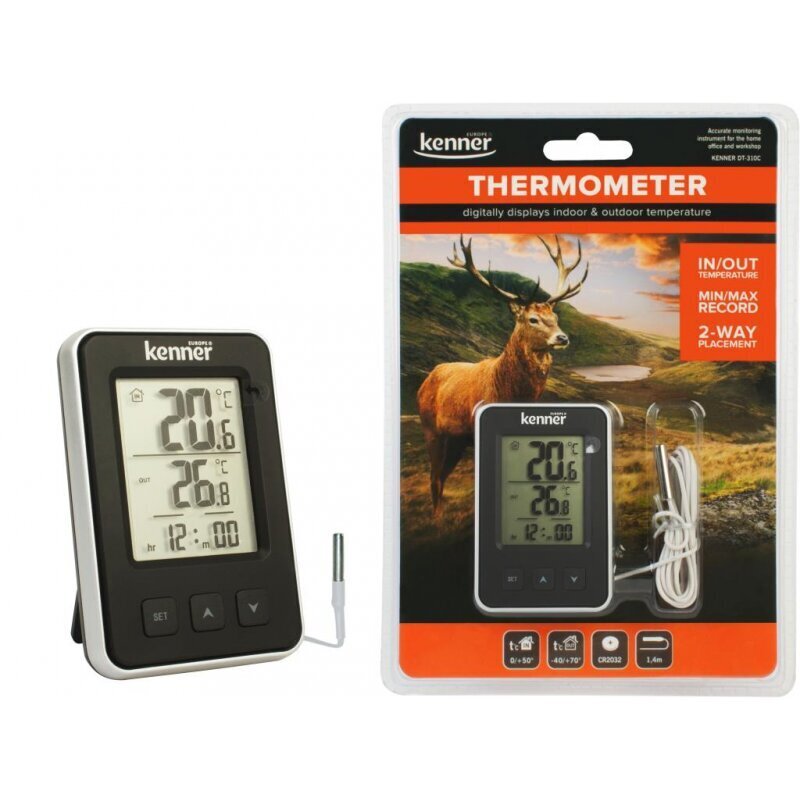 Digitaalne termomeeter Kenner DT-310C цена и информация | Ilmajaamad, termomeetrid | kaup24.ee