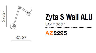 Azzardo seinalambi raam Zyta AZ2295 hind ja info | Seinavalgustid | kaup24.ee