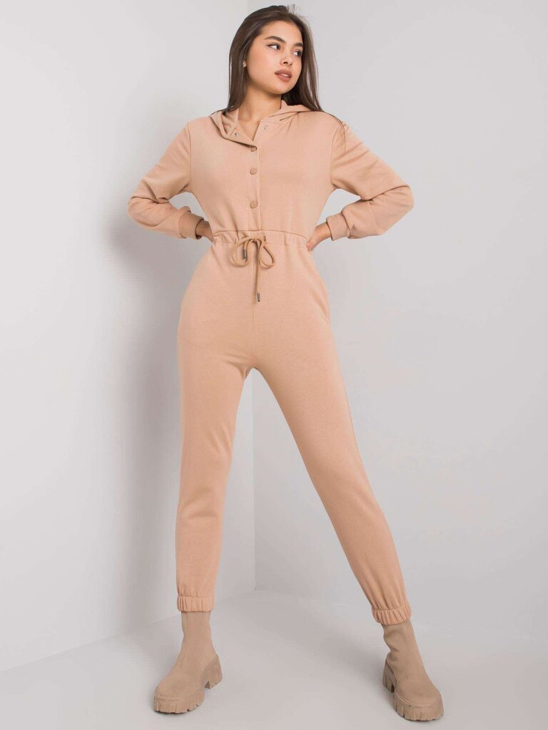 Kaamelpuuvillane jumpsuit. hind ja info | Naiste pükskostüümid | kaup24.ee