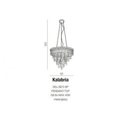 Azzardo подвесной светильник Kalabria AZ2108 цена и информация | Потолочный светильник, 38 x 38 x 24 см | kaup24.ee