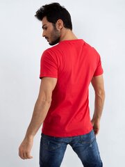 Meeste t-särk, puuvillane, punane hind ja info | Meeste T-särgid | kaup24.ee