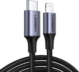 Kaabel Ugreen, USB - Lightning, 1 m hind ja info | Mobiiltelefonide kaablid | kaup24.ee