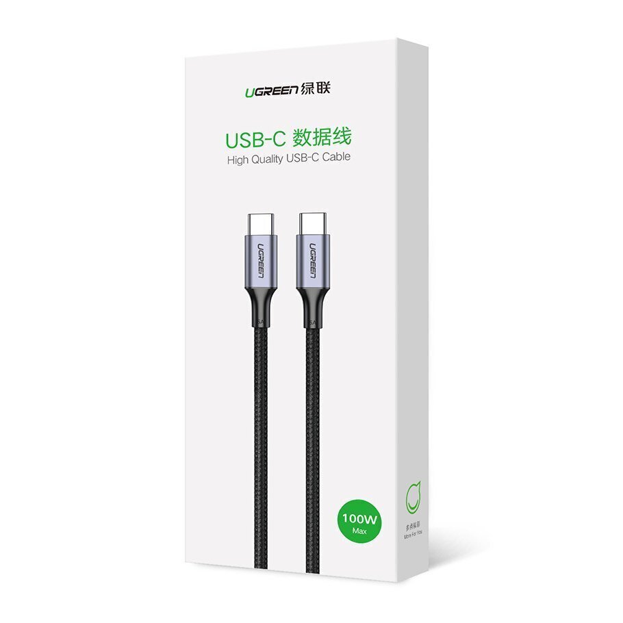 Kaabel Ugreen, USB C, 1.5 m цена и информация | Mobiiltelefonide kaablid | kaup24.ee