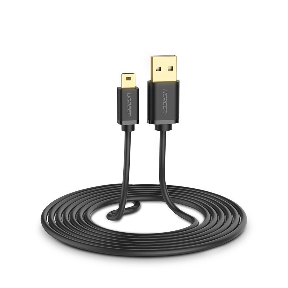 Kaabel Ugreen, USB - mini USB, 2 m hind ja info | Mobiiltelefonide kaablid | kaup24.ee