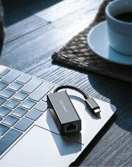 Интернет-адаптер Ugreen USB Type C 1000 Мбит/с цена и информация | Адаптеры и USB-hub | kaup24.ee