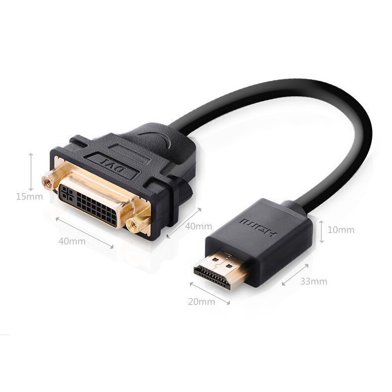 HDMI adapter Ugreen цена и информация | USB jagajad, adapterid | kaup24.ee