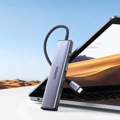 Ugreen USB Type C - 4x USB 3.2 адаптер цена и информация | Адаптеры и USB-hub | kaup24.ee