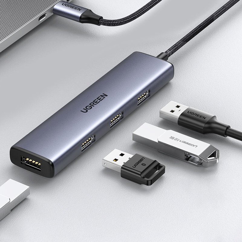 Adapter Ugreen USB Type C - 4x USB 3.2 hind ja info | USB jagajad, adapterid | kaup24.ee