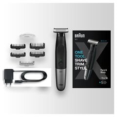 XT5100 Braun Series X habemetrimmer/piirel, pardel ja kehahoolduskomplekt meestele hind ja info | Pardlid | kaup24.ee