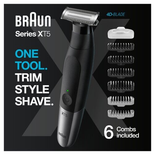 Braun Series X XT5200 habemetrimmer/piirel, pardel ja kehahoolduskomplekt hind ja info | Pardlid | kaup24.ee