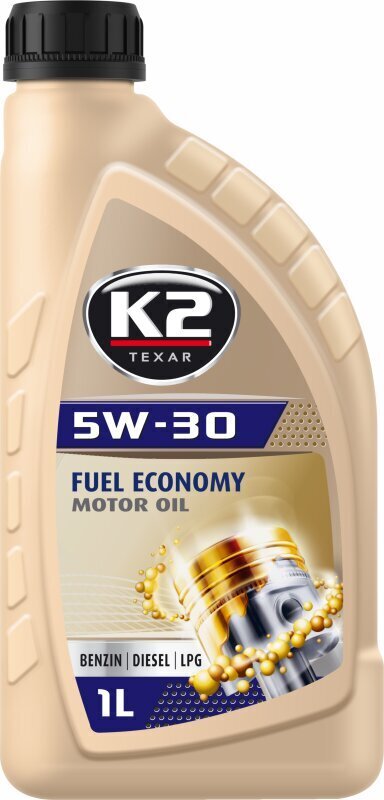 Mootoriõli K2 Fuel Economy 5W-30, 1 L hind ja info | Mootoriõlid | kaup24.ee