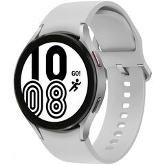 Samsung Galaxy Watch4 44mm BT hõbedane SM-R870NZSAEUE цена и информация | Смарт-часы (smartwatch) | kaup24.ee