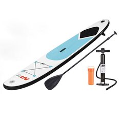 Täispuhutav aerulaud N1 SUP 300 cm, valge/roheline hind ja info | Veesport | kaup24.ee