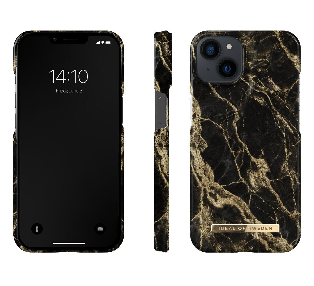 IDeal of Sweden telefoniümbris iPhone 13 Golden Smoke Marble hind ja info | Telefoni kaaned, ümbrised | kaup24.ee