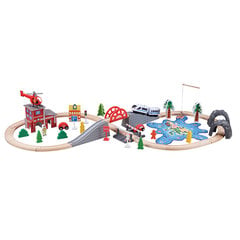 Puidust rongitee, 80 tk hind ja info | Poiste mänguasjad | kaup24.ee