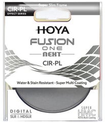 Hoya filter ringpolarisatsioon Fusion One Next 62mm hind ja info | Filtrid fotoaparaatidele | kaup24.ee