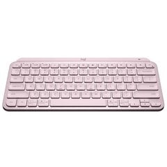 Logitech Keyboard MX Keys Mini SWE (W), Rose цена и информация | Клавиатура с игровой мышью 3GO COMBODRILEW2 USB ES | kaup24.ee