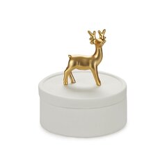 Portselanist purk kaanega Deer 10cm hind ja info | Sisustuselemendid | kaup24.ee