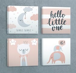 Neljaosaline reproduktsioon Hello little one hind ja info | Seinapildid | kaup24.ee