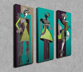 Репродукция из трех частей Мода цена и информация | Картины, живопись | kaup24.ee
