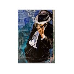 Репродукция на холсте Курящий мужчина цена и информация | Картины, живопись | kaup24.ee
