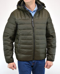 Куртка мужская Indaco 1098, зеленая цена и информация | Мужские куртки | kaup24.ee