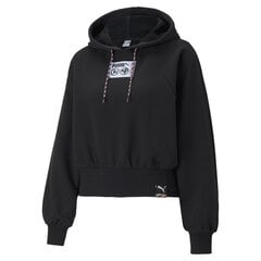 Naiste vabaaja dressipluus Puma Women's International Graphic Hoodie 59969801, must цена и информация | Спортивная одежда для женщин | kaup24.ee