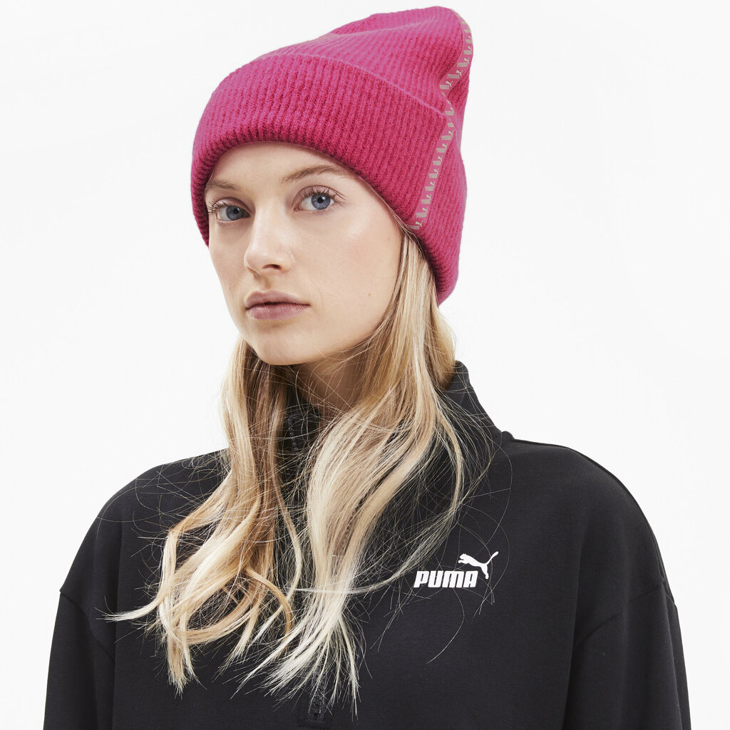 Naiste müts Puma WS Beanie Pink 02283202, roosa цена и информация | Naiste mütsid ja peapaelad | kaup24.ee